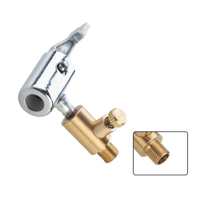 Il compressore del gonfiatore del mandrino dell'aria del pneumatico dell'automobile del connettore della pompa gonfiabile del morsetto dell'ugello del pneumatico portatile può essere adattatore della valvola sgonfiata