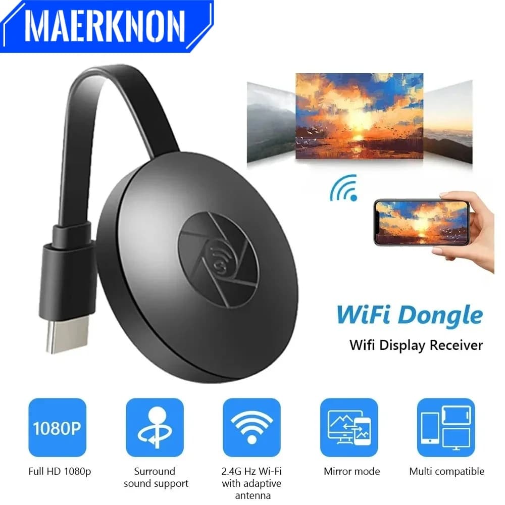G2 1080P TV Stick Display Adattatore Schermo HDMI-Compatibile Portatile Senza Fili Wifi Co-schermo Proiettore Dello Schermo HDMI Per Android IOS