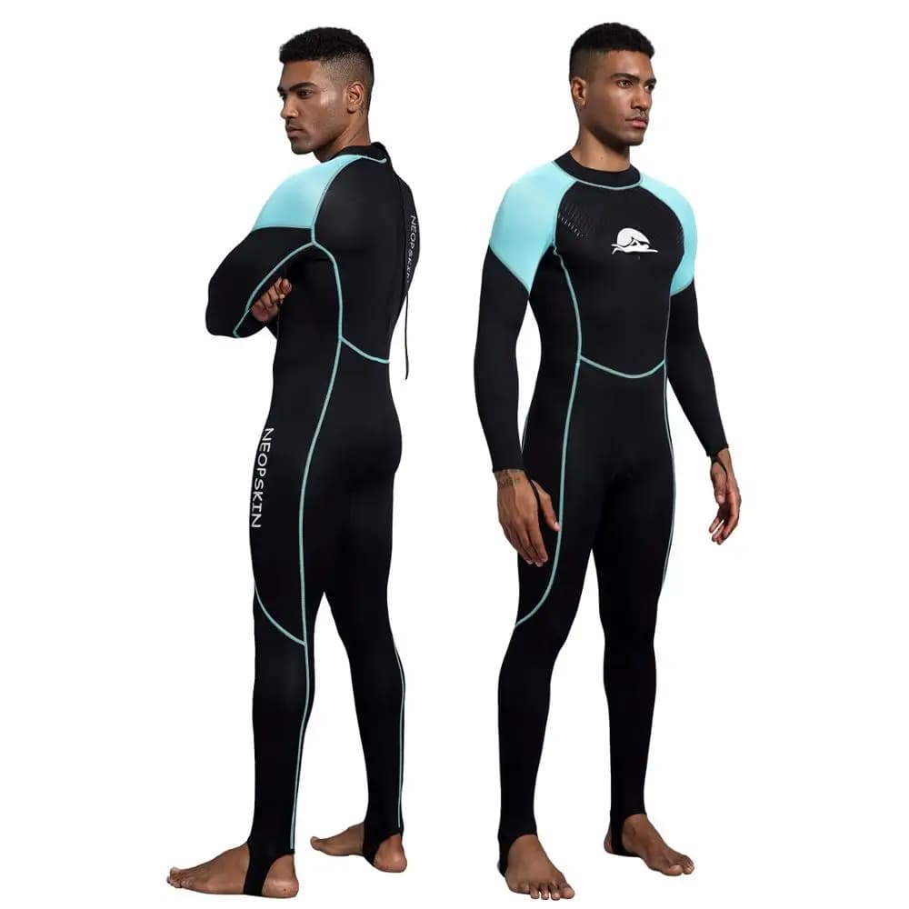2 mm neoprene men's dive mute Snorkeling Surf Swimming Canoe in cold water Rear horn Hinge