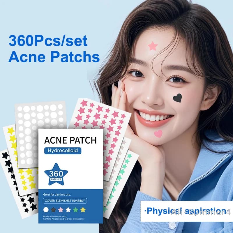 360 Pz Colorful Invisible Brufolo Removal Anti-Acne Hydrocolloid Toppe Macchie Signs Corrector Beauty Makeup Tool Repair Sticker