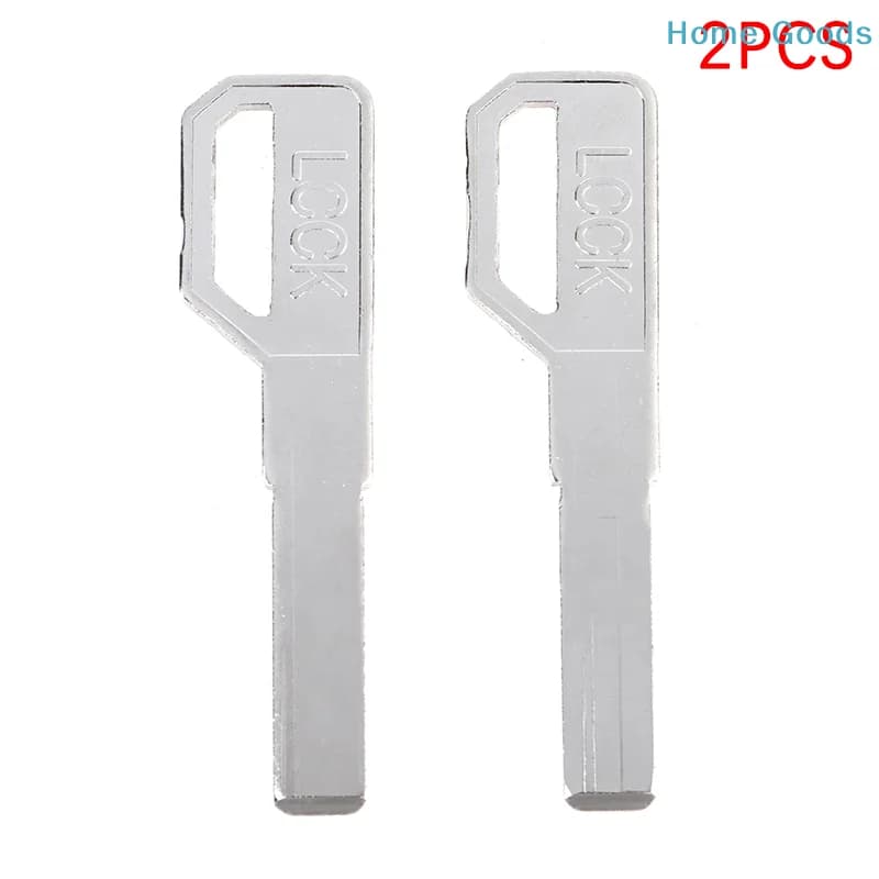 preferred2PCS Key Embryo Fingerprint Lock Password Lock Super D Key Blank Suitable For Handle LOCK Flat Multi-track Light Board