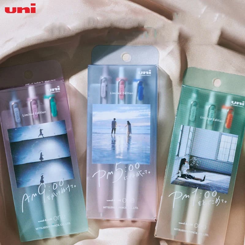 New UNI Small Thick Core Heart Instant Limited Uniball One UMN-S-38/05 penna ad acqua colorata per Account a mano per studenti di alta bellezza