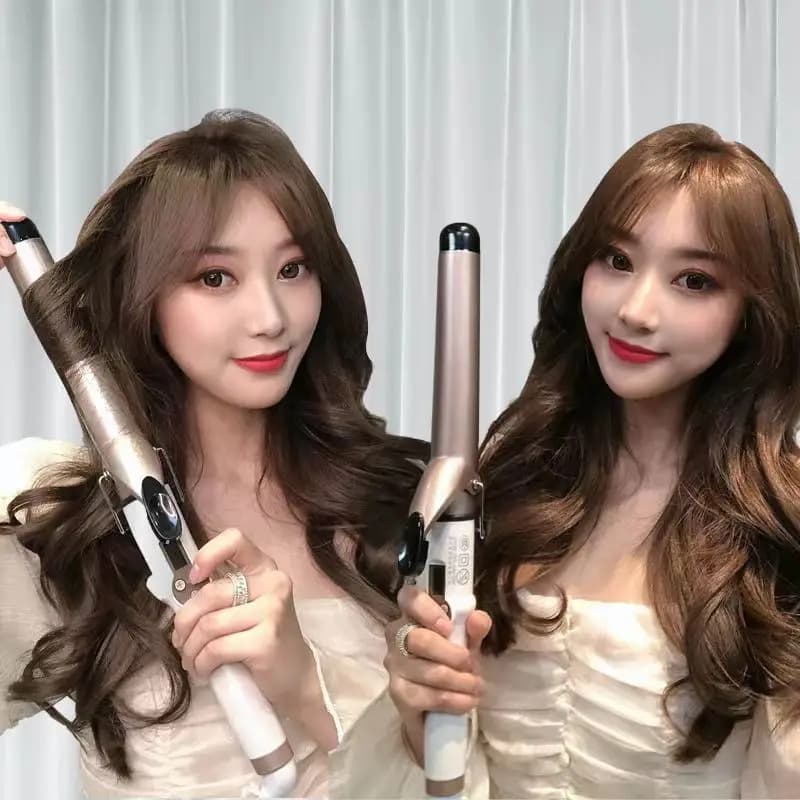 Setting the temperature plate curler electric plate curler hair plate long wand 9-38mm plate curler professional LCD screen