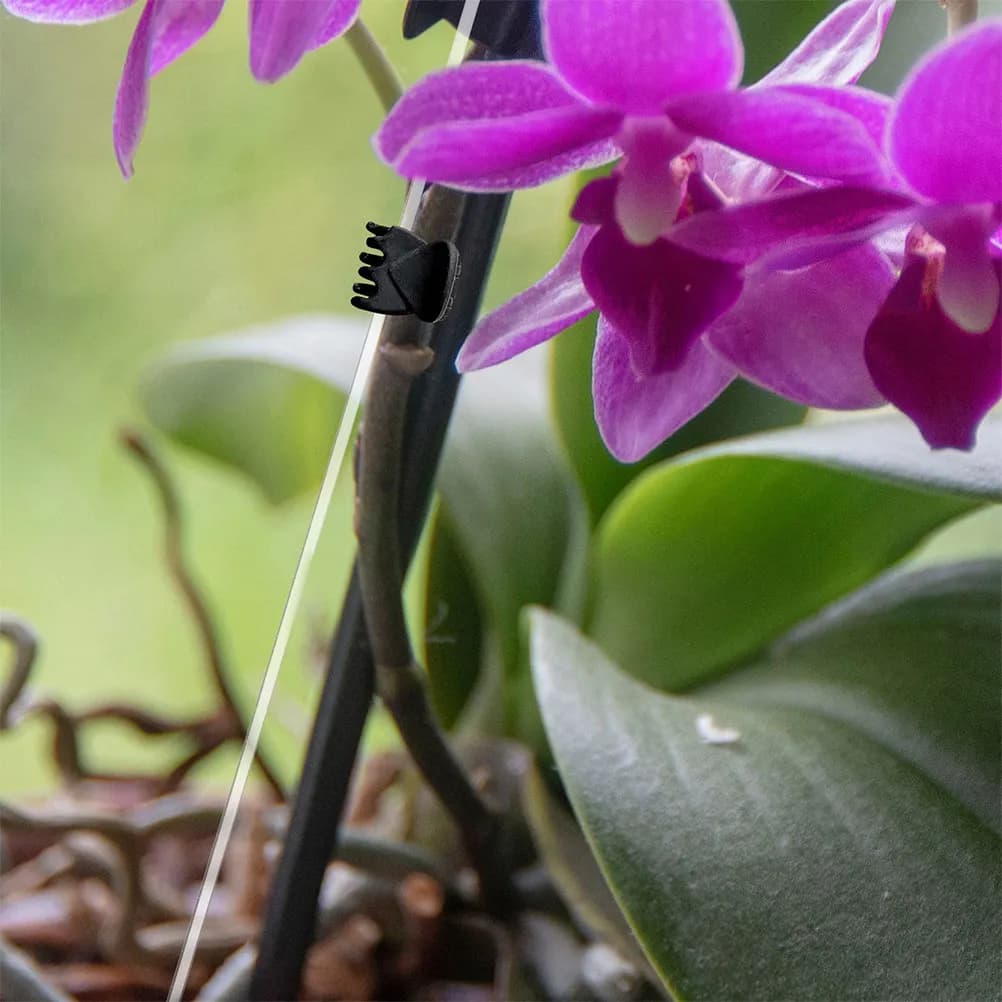 10Pcs Acrylic Plant Stakes 45Cm Clear Garden Plant Support Stakes for Orchids Tomatoes Vines Flowers Indoor Outdoor Potted