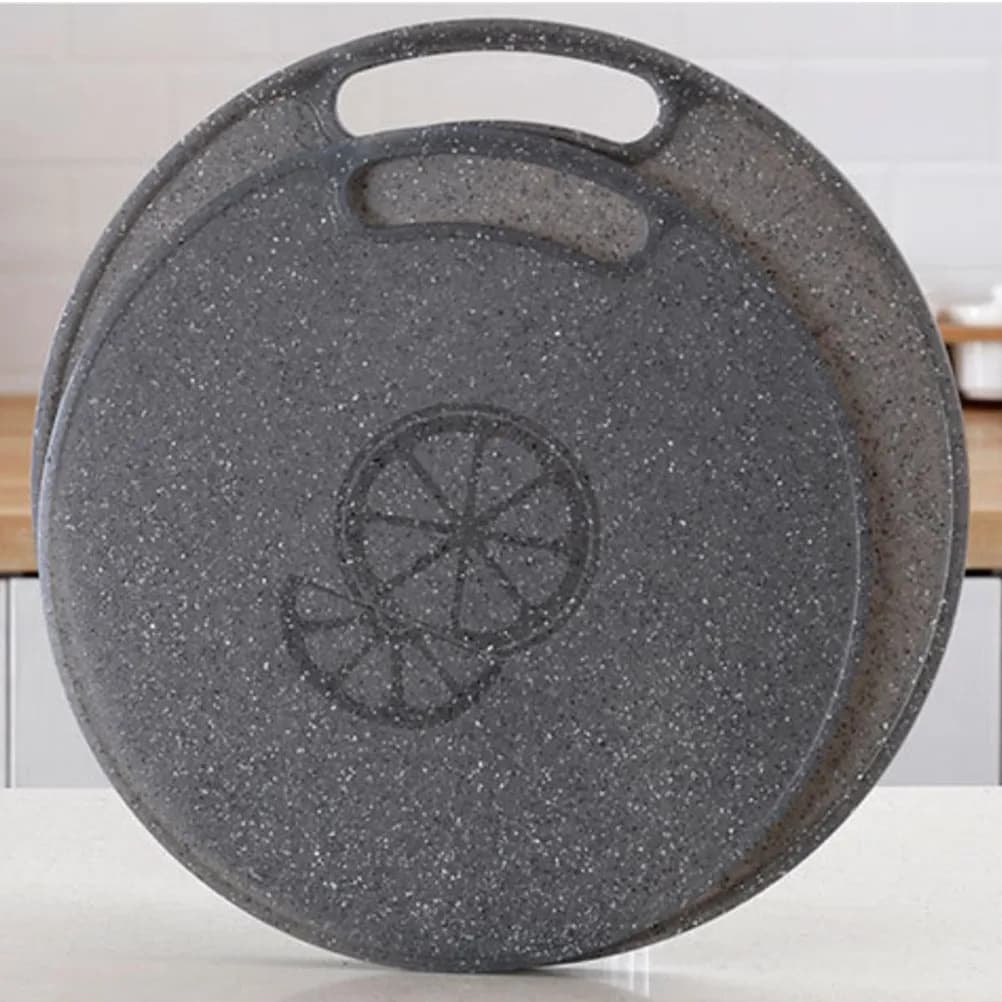 1Pcs 35x0.8cm Marble Look Plastic Chopping Board Dishwasher Safe Easy Clean Non Absorbent Slip Resistant Kitchen Cutting Board