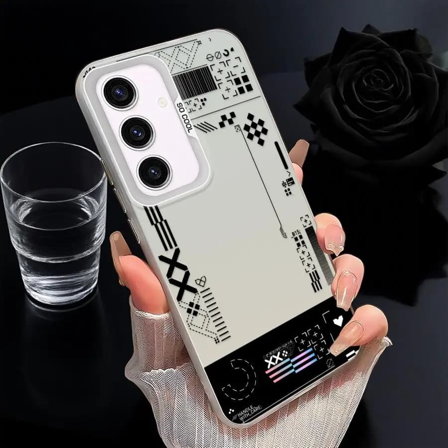 Cover per Samsung Galaxy A26 A36 A35 A52 A53 A71 A72 A51 A56 A73 A55 A54, Guscio Morbido con Motivo Classico di Giochi