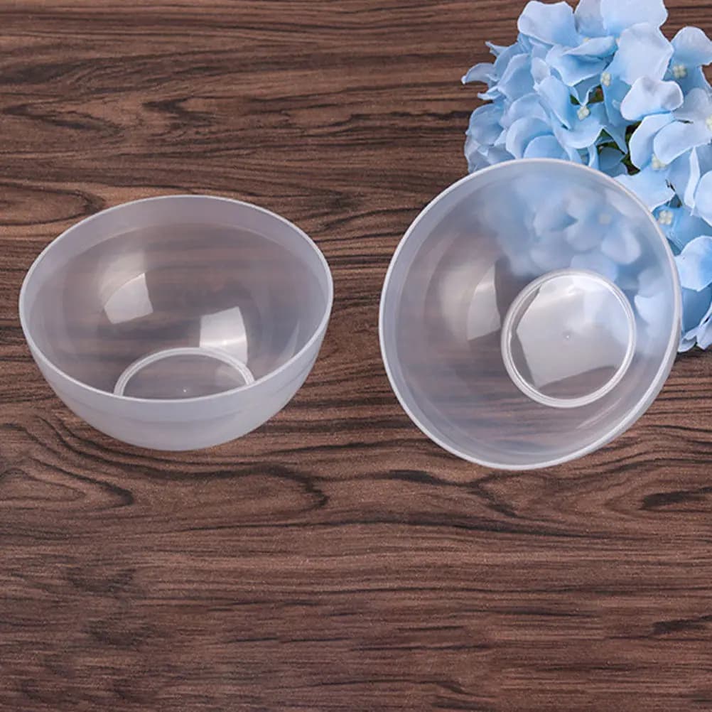 Set of 30 PVC Bowls for Masks, Multifunctional Professional Tool for Face and Hair Care, Domestic Use and Spa