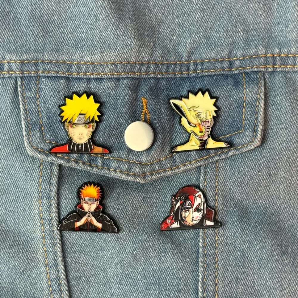 Spilla smaltata Manga Anime Spille da bavero Zaini Cose carine Spille Distintivi sullo zaino Spilla per gioielli di vestiti