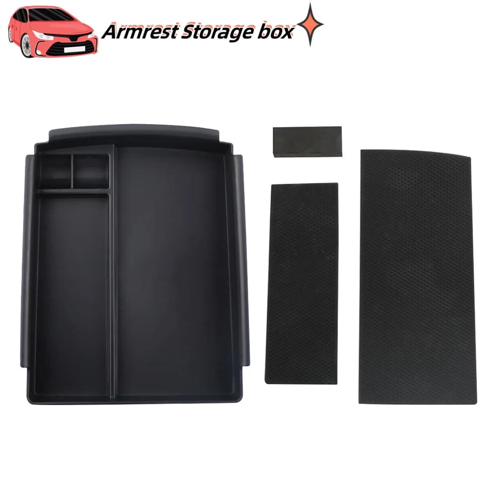 Scatola portaoggetti per bracciolo Console ABS per Tesla Model X S 2016-2020 scatola per contenitori interni accessori per stivaggio Orgainzer