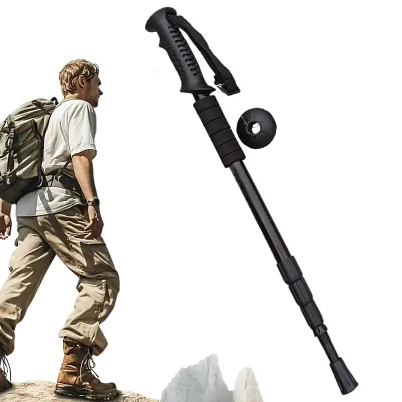Trekking poles for hiking Aluminum Alloy Light Telescopic Walking Stick Climbing equipment with adjustable die for outdoors