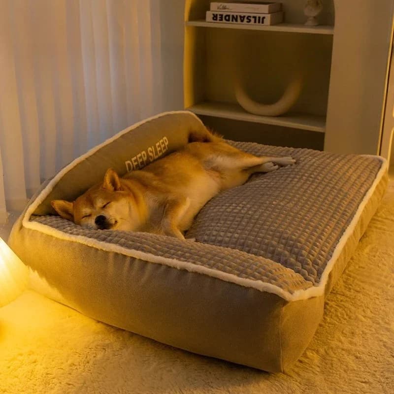 Autunno Inverno Cane Gatto Casa Caldo Forma Spessa Peluche Cuscino Prodotti per Animali Domestici Forniture Accessori per la Casa Lavabile Morbido Letti per Cuccioli Tappetini