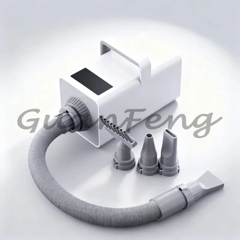 2200W Negative Ion Pet Grooming Blower Dryer, LED Control Adjustable Hot Wind Force Hair Drying Heater