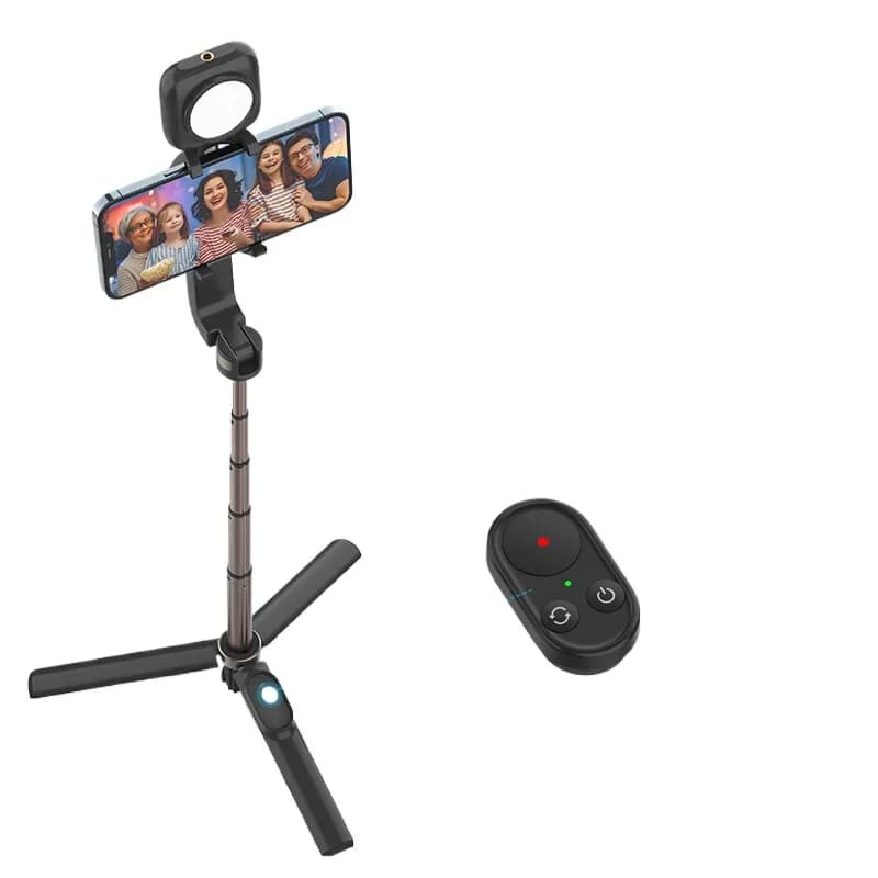 Treppiede per selfie, stabilizzatore anti-vibrazione, gimbal portatile per trasmissioni in diretta, supporto per riprese di brevi video