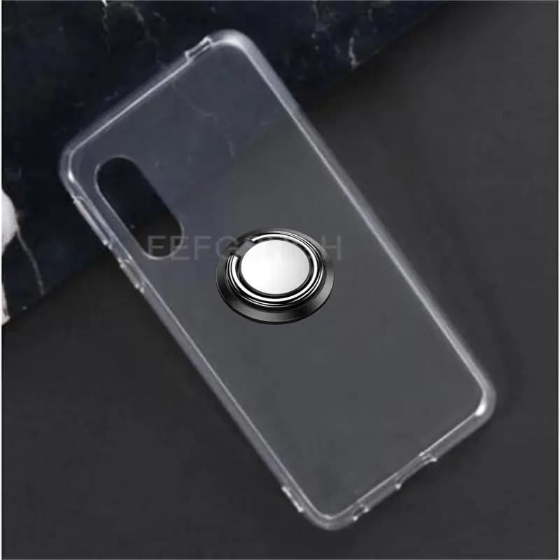 Per Sharp Aquos sense3 lite basic Android One S7 SHV45 Back Ring Holder staffa custodia per telefono Smartphone TPU Cover morbida in Silicone