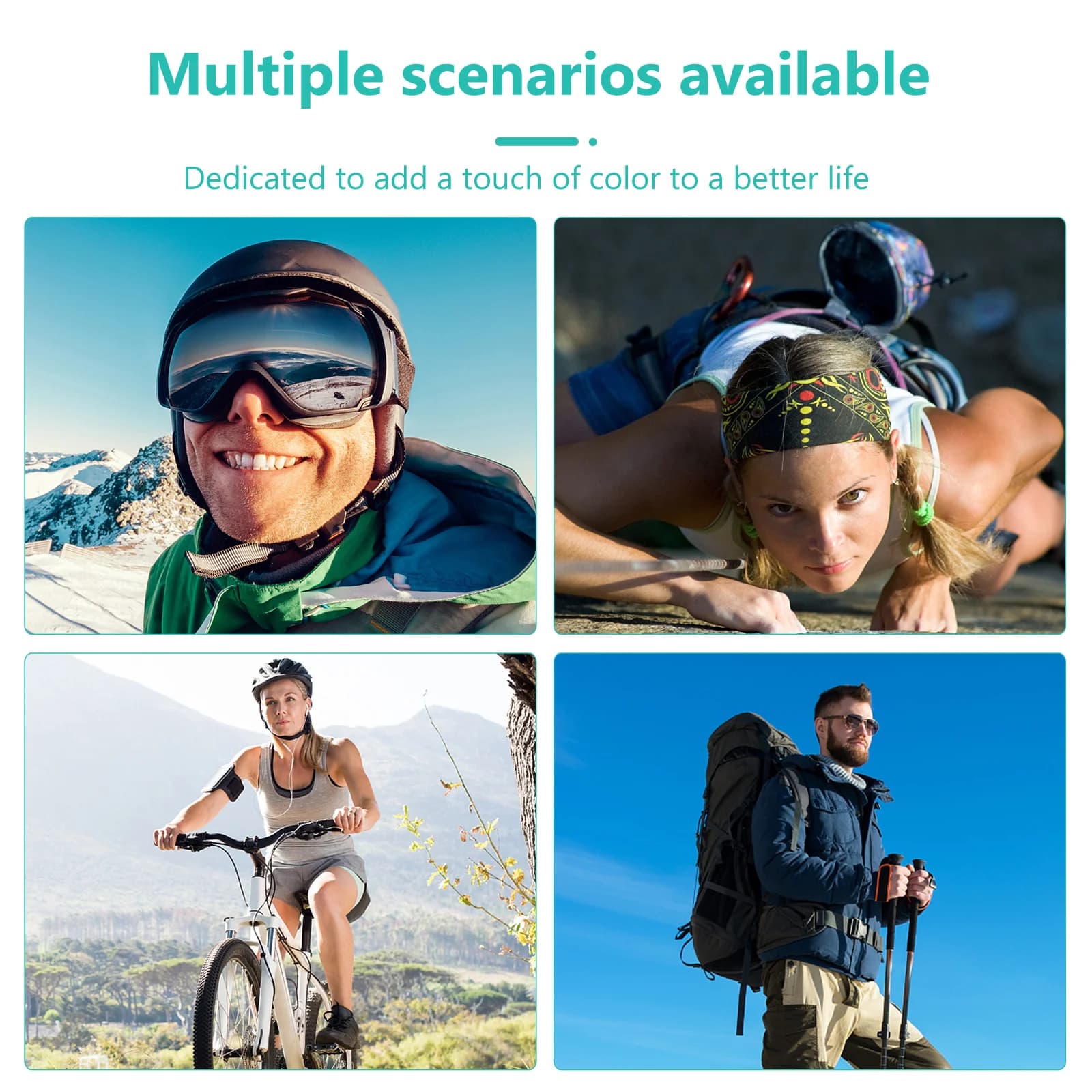 1 paio di occhiali da sci protettivi UV moda occhiali sportivi all'aria aperta per ciclismo alpinismo sci snowboard occhiali da sci