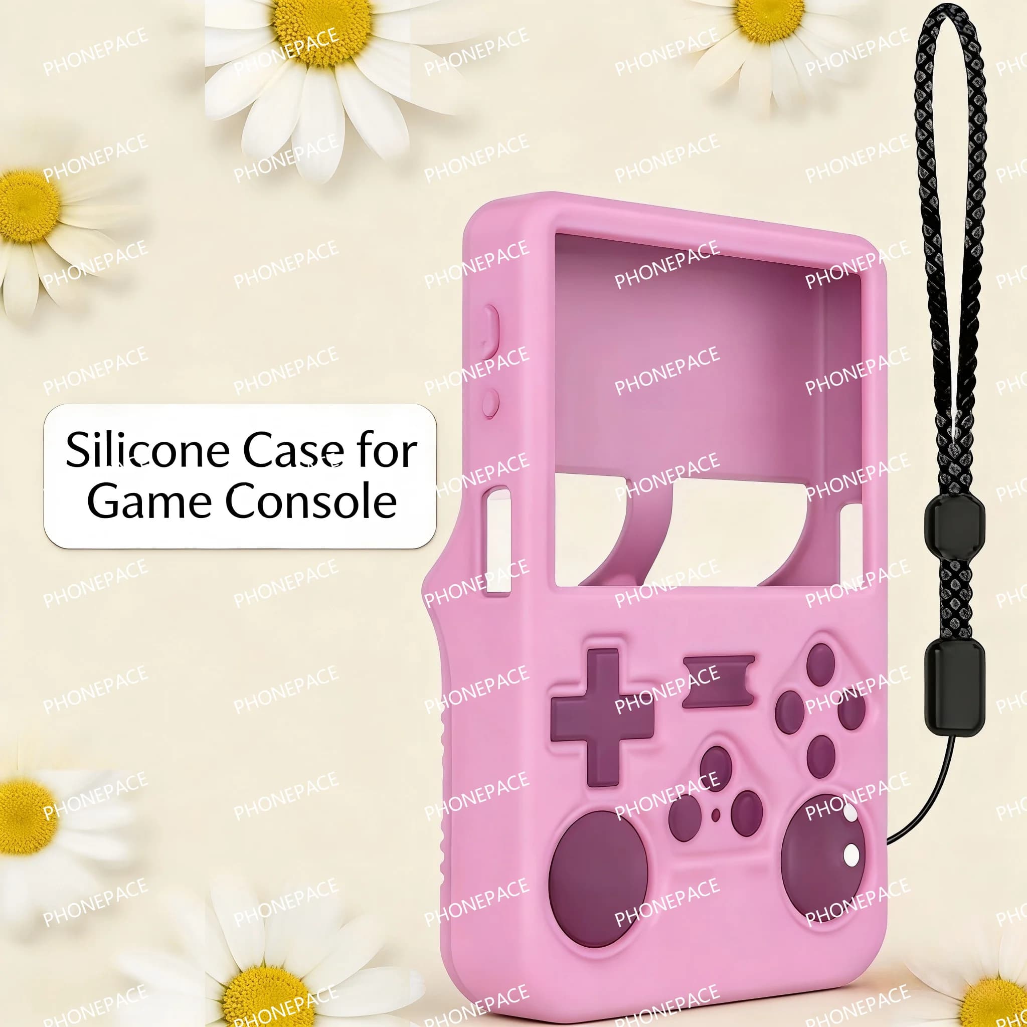 Velec Silicone Protective Case for R36S Portable Game Console, 360 ° Accessories for shockproof and scratch-resistant leather games with full cover
