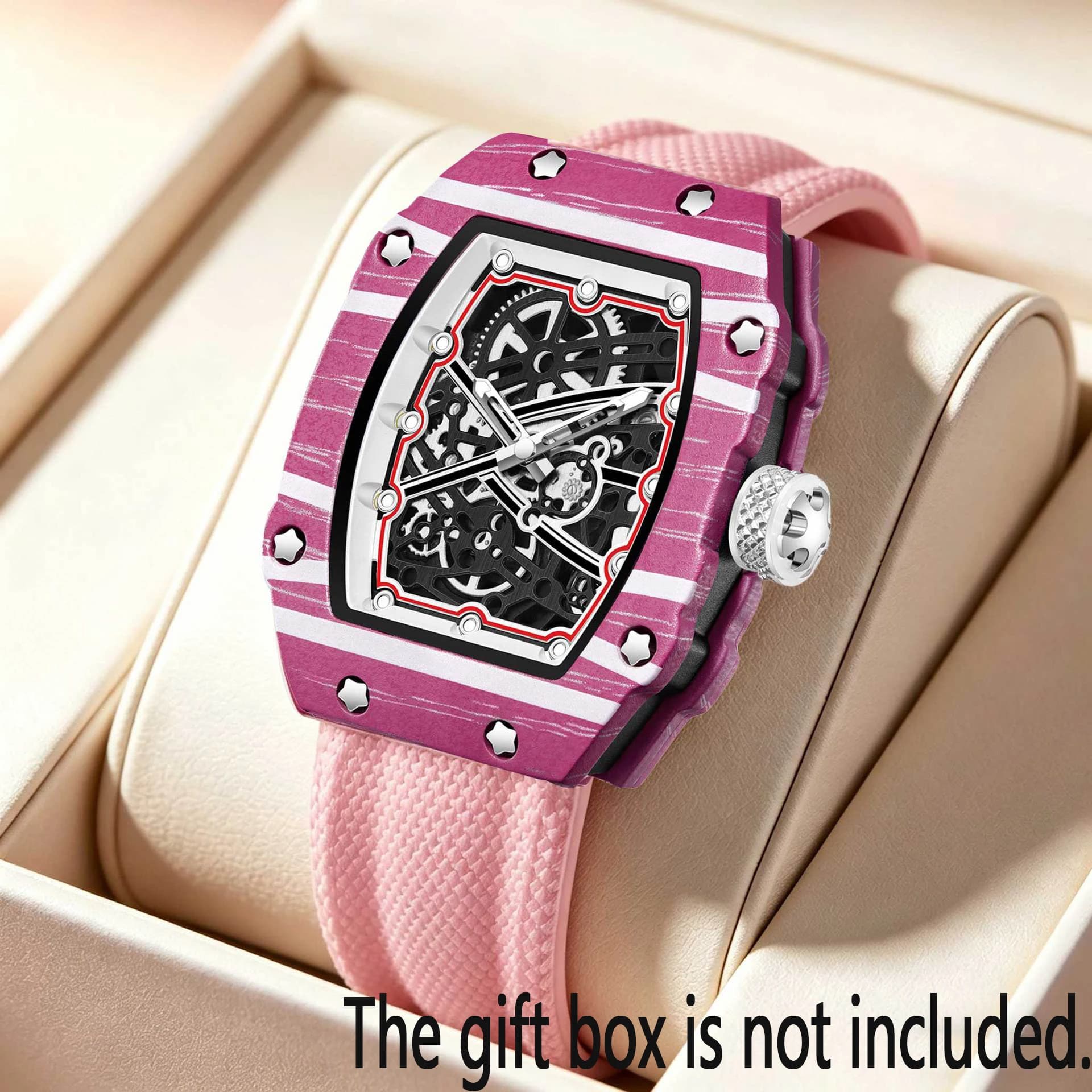 Nuovo orologio al quarzo sportivo alla moda per uomo e donna, serie Ultra-Thin Barrel, trendy e alla moda, con display luminoso, cinturino in silicone, movimento al quarzo elettronico, adatto per uomo, regalo ideale per San Valentino, Pasqua, compleanni, Natale o per amici - Adatto per occasioni di lavoro o casual.