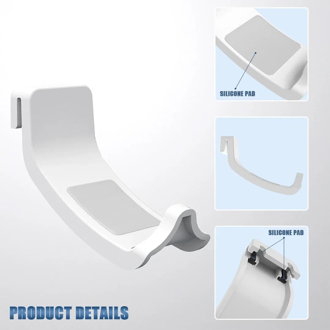1 Gancio per Cuffie per Controller PS5, Supporto per Cuffie PS5 da Fissare al Lato del Supporto della Console