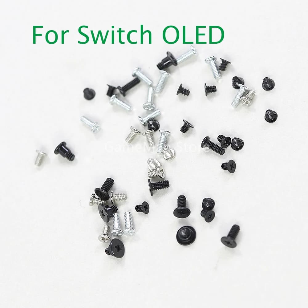 30 Set Completi di Viti per Scocca e Guscio della Console Nintendo Switch OLED - Kit di Ricambio