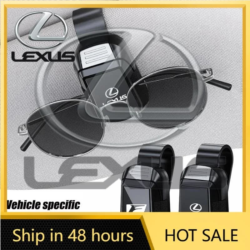 Lexus Logo Car Sunglasses Case Holder For F SPORT GS GX IS LS LX CT LC RC LBX NX RX 350h 450h ES UX 300e GX460 Ct200h IS250 220D