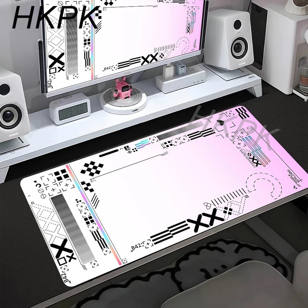 Tappetino per Mouse e Tastiera Grande, Design HD CS GO, Tappetino da Gioco Counter Strike, Tappetino da Scrivania Anime Girl Gamer Kawaii