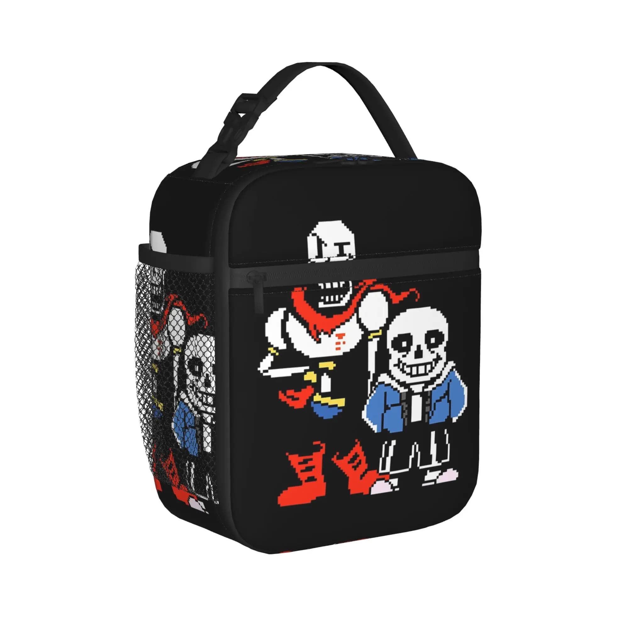 Undertales Sans and Papyrus Thermal Insulated Lunch Bags for Work Reusable Food Container Bags Cooler Thermal Food Box