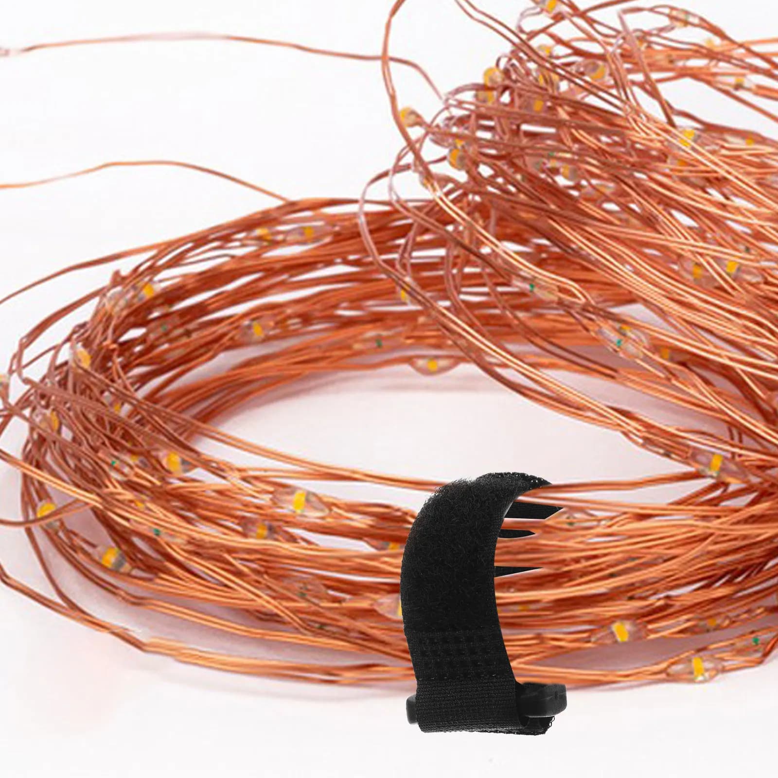 50 Pezzi Fascette Riutilizzabili in Nylon con Chiusura a Strappo, Cinghie Regolabili per Cavi di Prolunga e Cavi di Ricarica