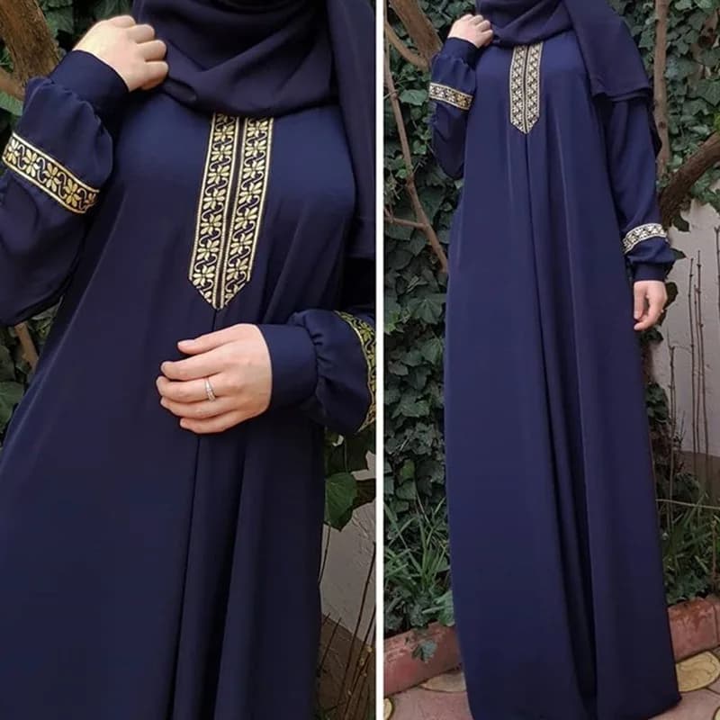 Print Ethnic Style Boutique Loose Long Maxi Dress