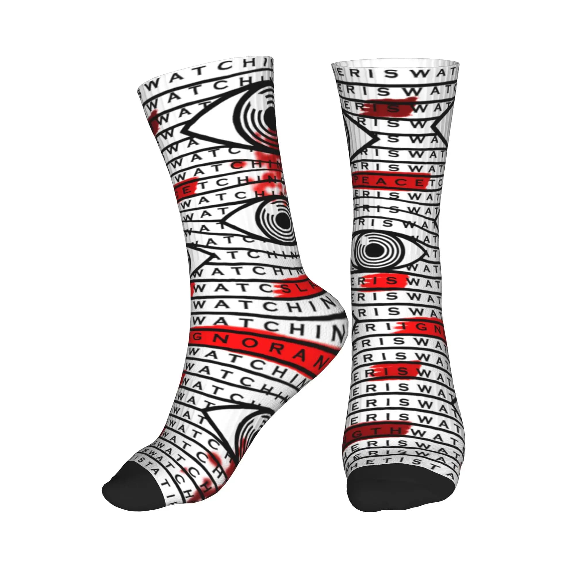 Fun Socks Big Brother is Watching You by George Orwell in 1984, hot 3D football socks for men and women