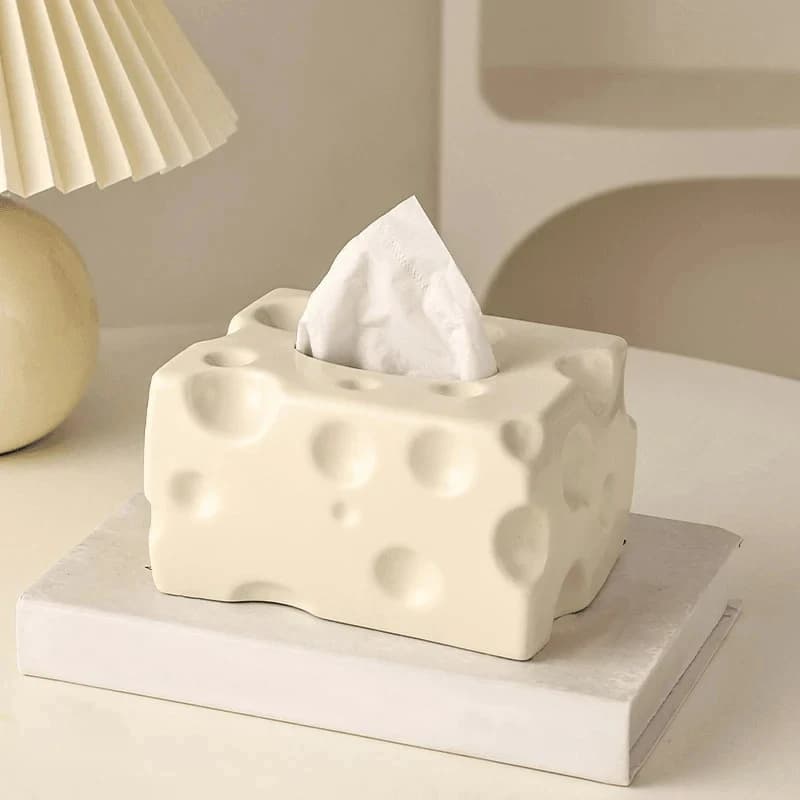 Porta fazzoletti per formaggio creativo Semplice scatola per fazzoletti in plastica per asciugatrice Tovaglioli Scatola per carta igienica Scatola per fazzoletti Porta fazzoletti