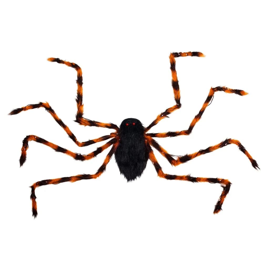 Zaino LED Ragno di Halloween, Decorazione Artigianale Grande Ragno Imbottito, Borsa Elastica a Forma di Ragno per Feste di Halloween