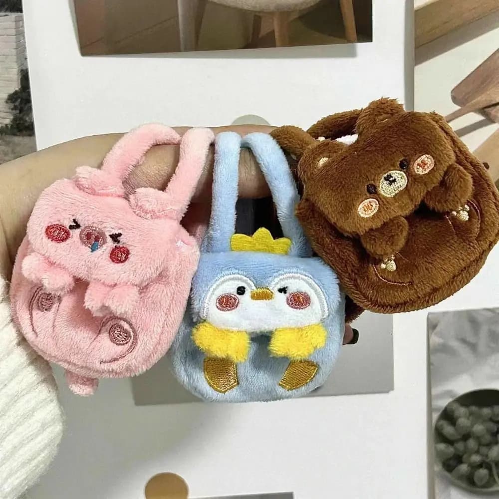 Handmade Backpack For 17 Cm Labubu Accessories Cute Mini Doll Accessories Doll Cotton Doll Bag Accessories for 15cm/20cm Doll