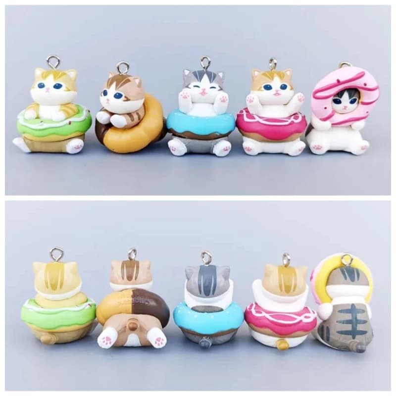 Portachiavi con Personaggio Anime Mofusand, Modellino Kawaii, Giocattolo Decorativo, Regalo di Compleanno