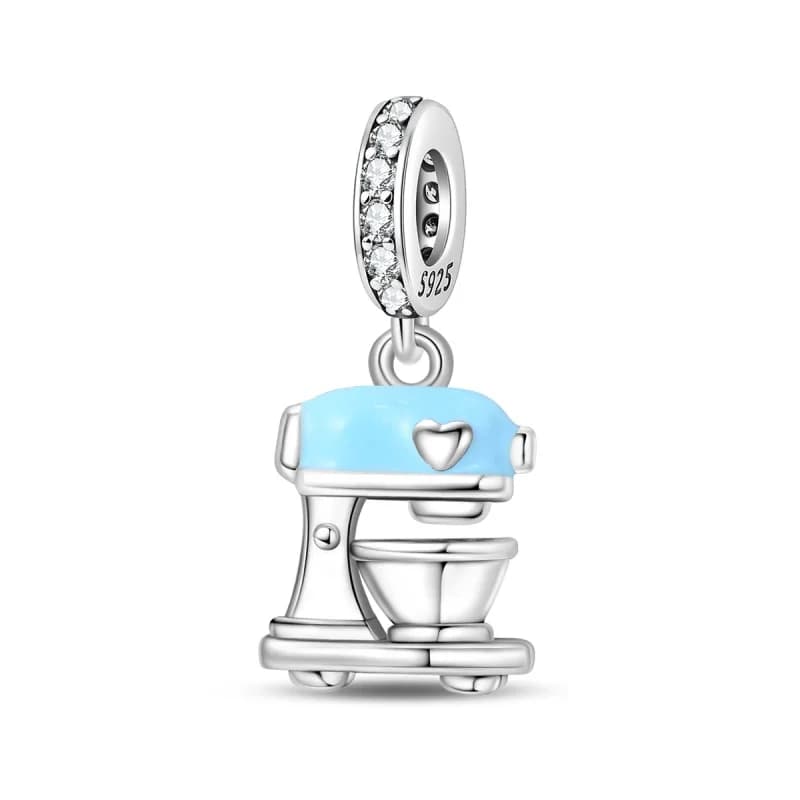 925 Sterling Silver Blender Charms Bead Zircon Dangle Fit 3mm Original Bracelet DIY Women Birthday Party Jewelry Gifts