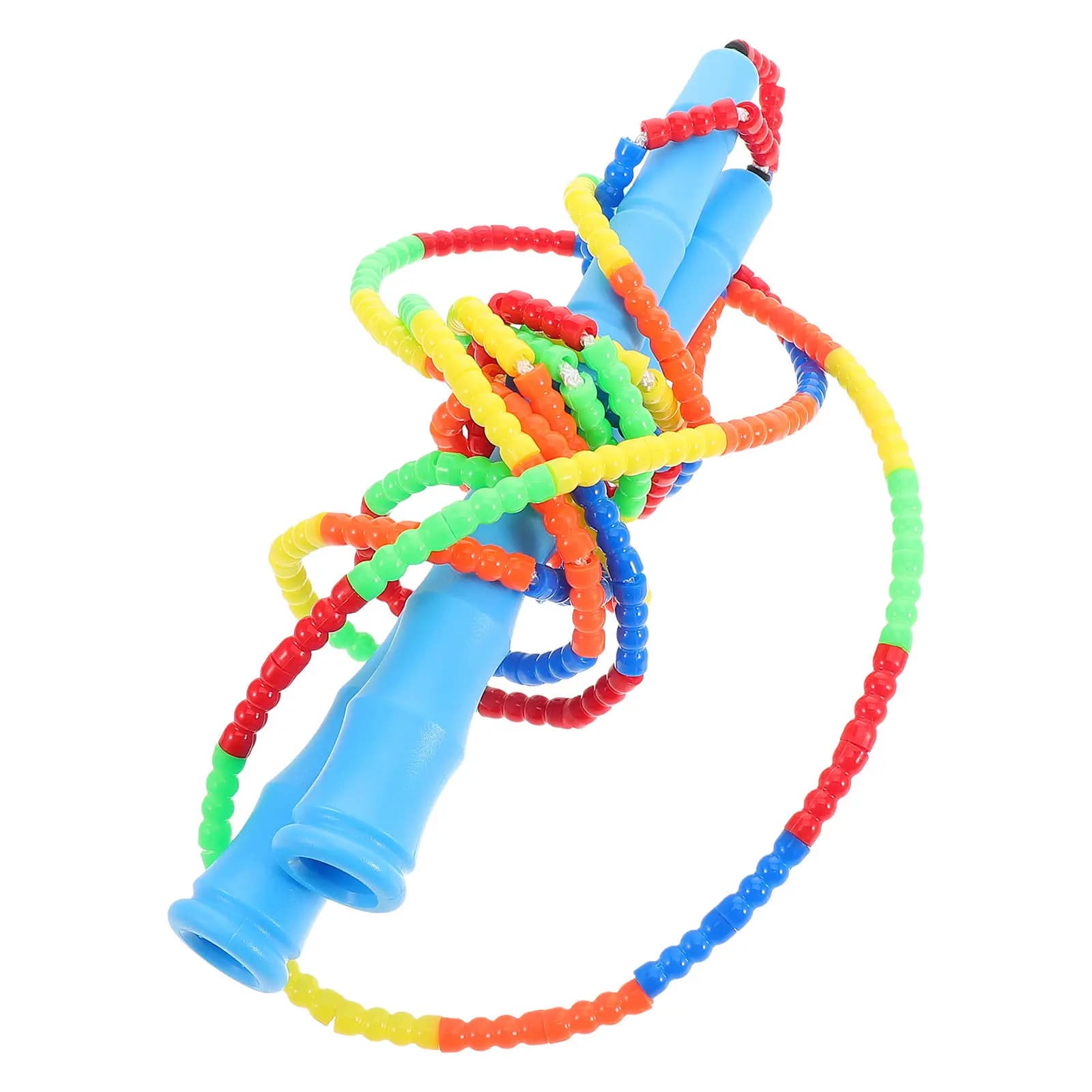 Beaded Bamboo Segmented Jump Rope Soft Skipping Rope Kids Fitness Training Exercise Equipment Segmented Beaded Jump Ropes