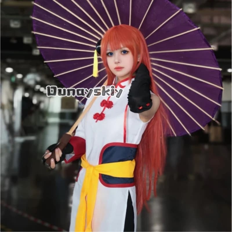 Costume Cosplay Kagura The Final KS*21 Qipao Anime Game Set Completo Donna per Halloween, Performance e Feste - Collezione Party Cos
