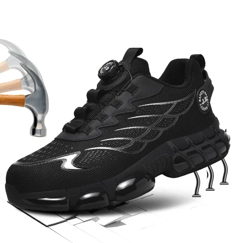 Scarpe antinfortunistiche da uomo leggere, resistenti alle perforazioni e agli urti, scarpe protettive da lavoro e scarpe da lavoro per uomo