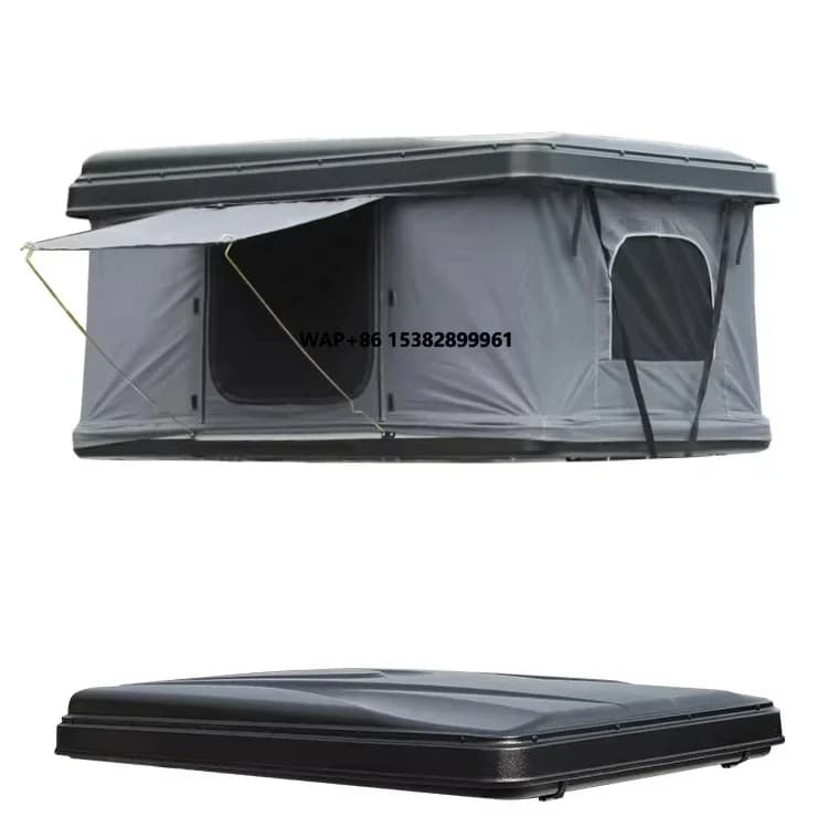 Tenda da Tetto Impermeabile per 4 Persone, Tenda Rigida in ABS per Auto 4X4, Ideale per Campeggio
