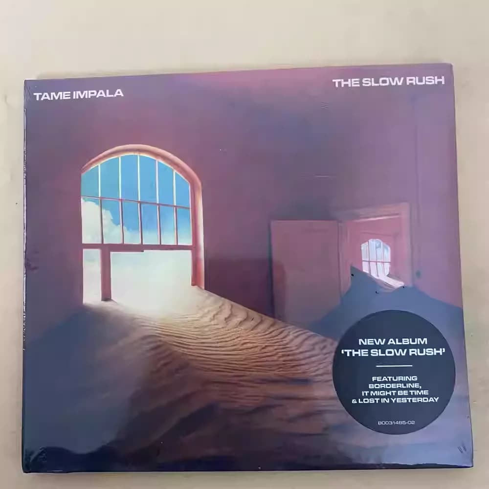 Album di musica classica psichedelica e rock alternativo, CD di Tame Impala, The Slow Rush, disco musicale, colonna sonora per cosplay, confezione regalo