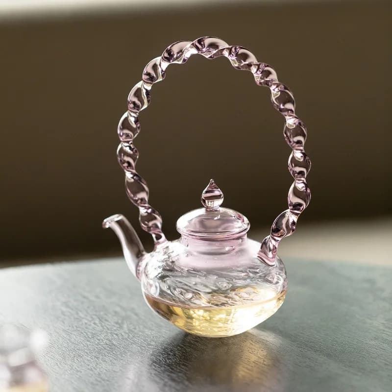 Beam Pot High Boron, Silicon Heat-resistant Glass Large Capacity, Flower Teapot, Electric Ceramic Stove, Tea Pot, Kettle