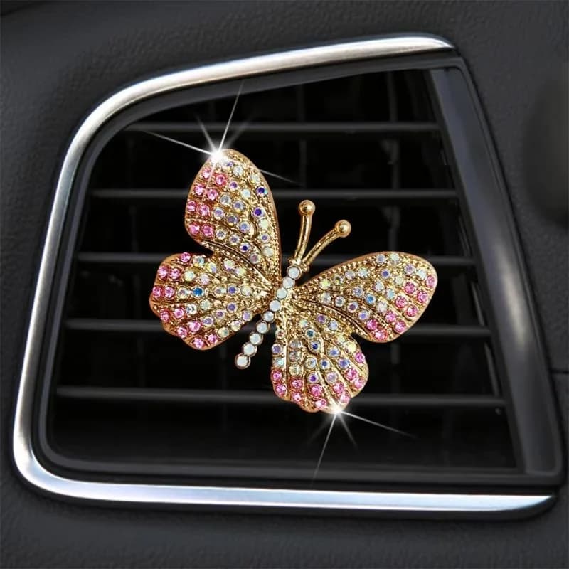 Deodorant for universal automatic environments with water butterfly, durable, exquisite butterfly, air conditioning, car air intake, perfume clip