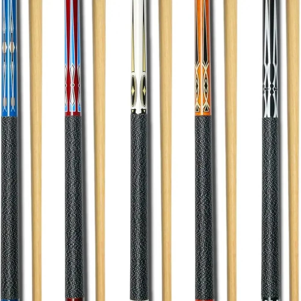 Set stecche da biliardo da 5 pezzi, 58 bastoncini da biliardo per uso bar domestico