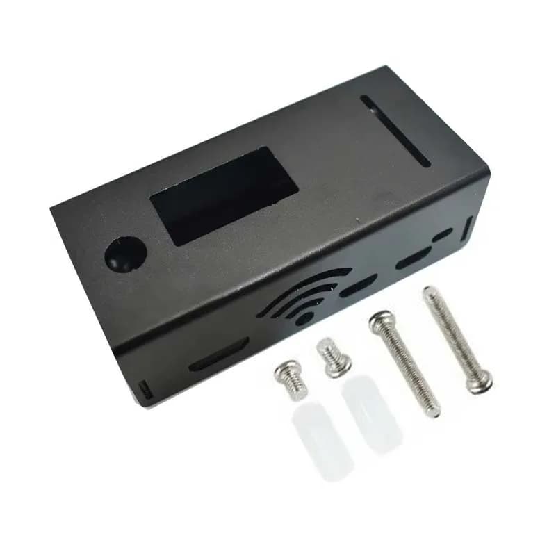 Jumbospot UHF VHF MMDVM Hotspot Support P25 DMR YSF Black Color Aluminum Case for Raspberry Pi