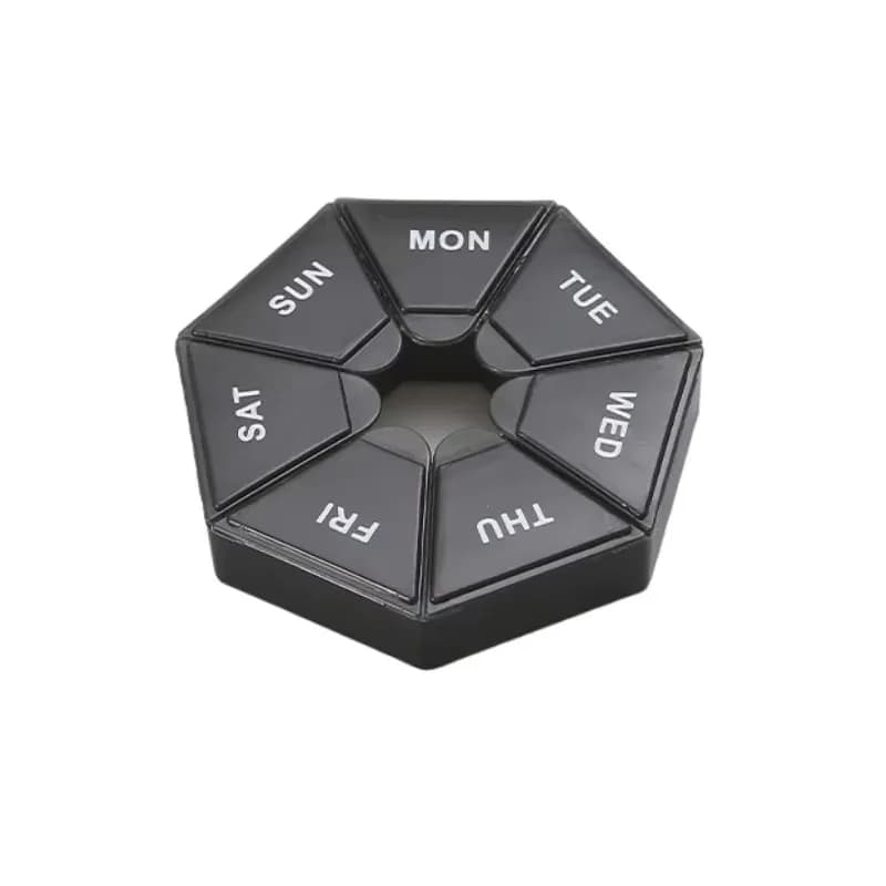 1/2/3pcs Mini Small Travel Laptop Vitamin Pill Box Pills Containers Container Organizer Storage Tablet 7 Days Grills Medicine