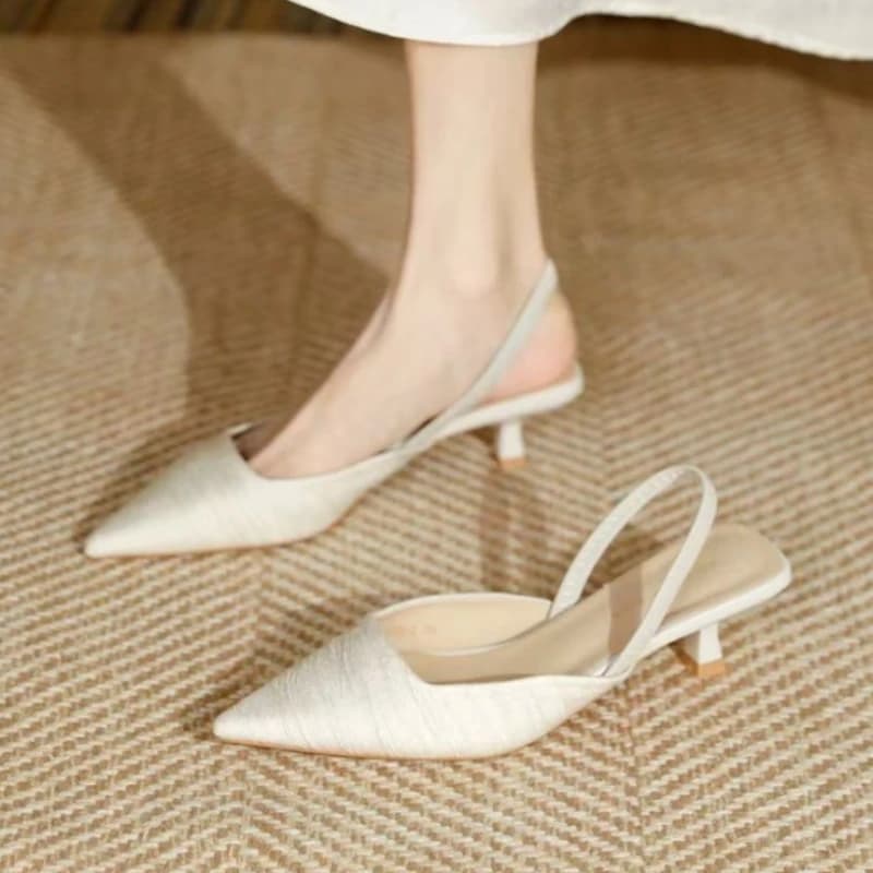 Nuovi Sandali con Tacco Alto da Donna di Lusso Firmati 2026, Sexy con Punta a Stiletto, Comodi Slip-on da Esterno per Feste