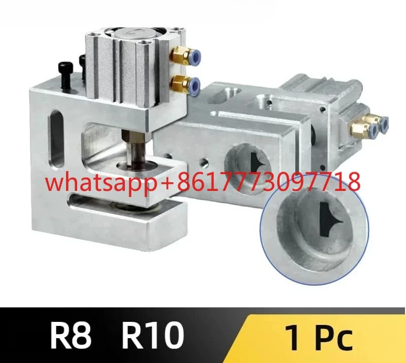 1 Piece Angle R Pneumatic Punching Machine For Bag Making Machine, R8/R9 Corner Punching Machine For Plastic Bags