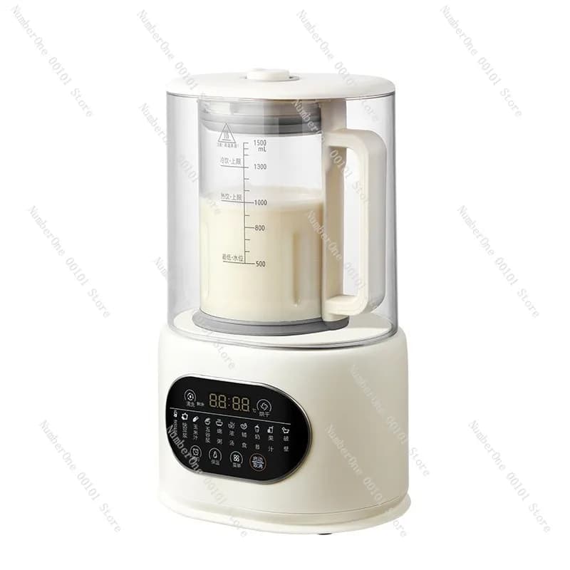 Home Soy milk blender, automatic heating, filterless design, multifunction machine for juices and cooking, compact, easy to clean