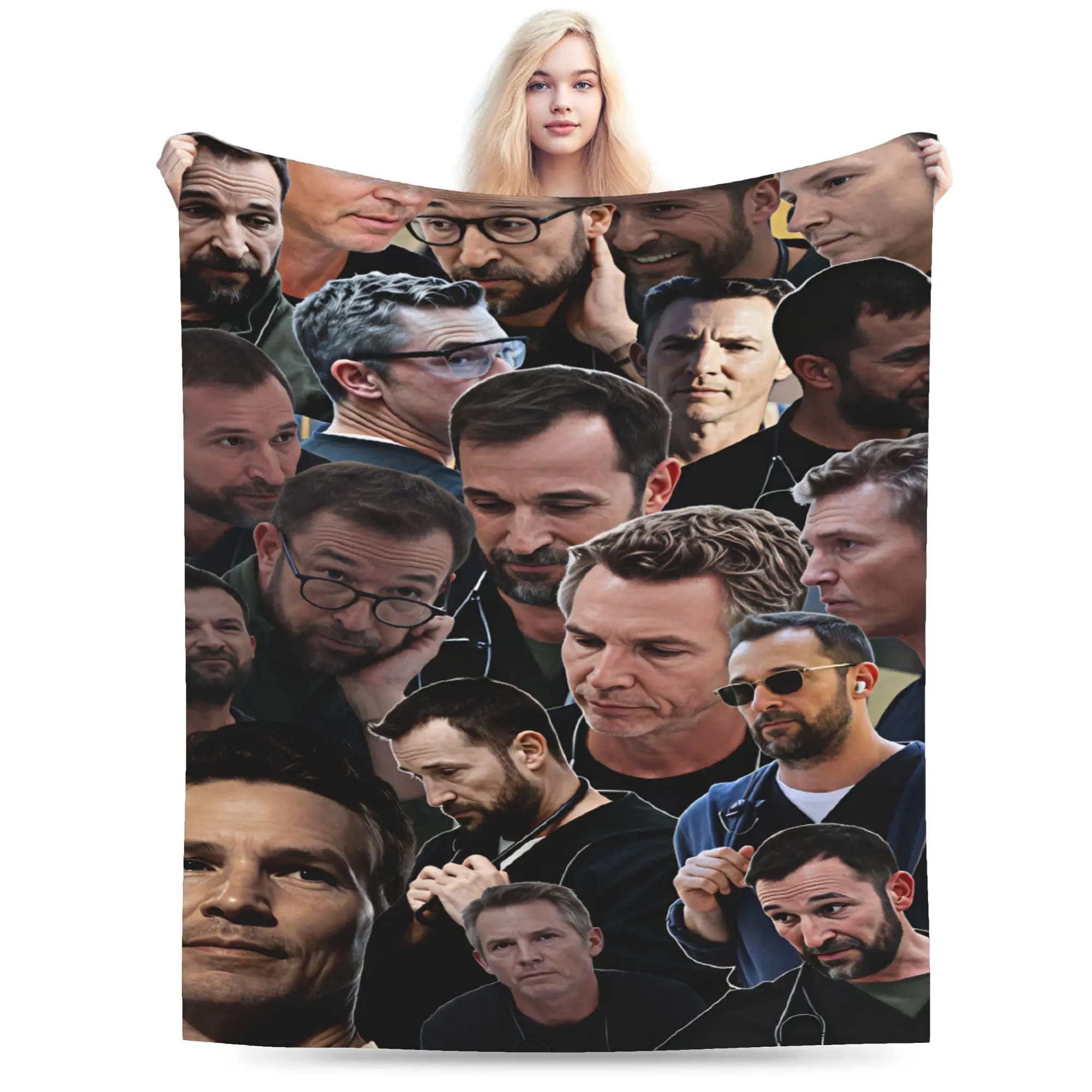 The Pitt Dr. Jack Abbott Flannel Blankets Adults Warm Throw Blanket Spring Home Decor Bedspread Sofa Bed Cover