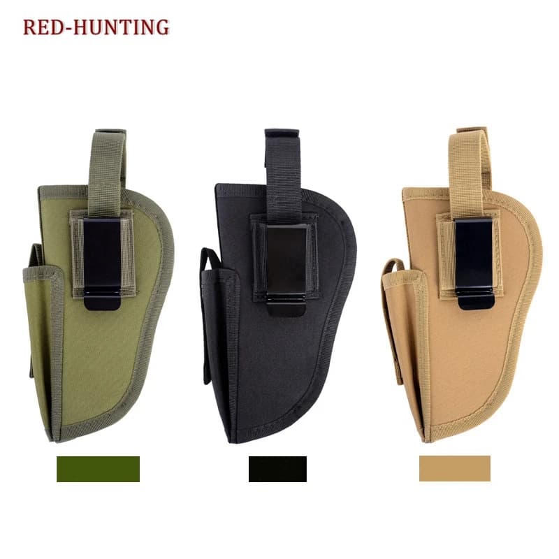 Fondina per Pistola da Caccia G2C/CZ 75/USP COMPACT/PP/M9/PX4/P220, Tattica EDC, Intercambiabile Destra/Sinistra, Borsa da Cintura per Arma