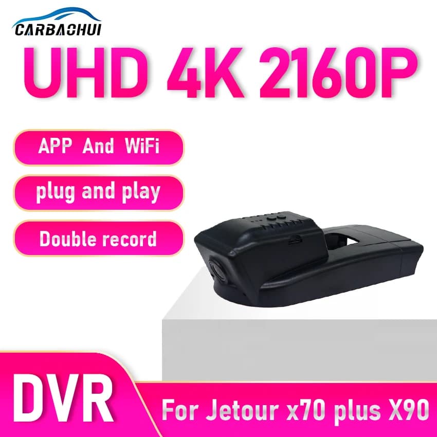 New! 4K 2160P Car DVR Camera for Jetour X70 Plus X90 2019-2025, DVR OEM with Night Vision, Easy Installation